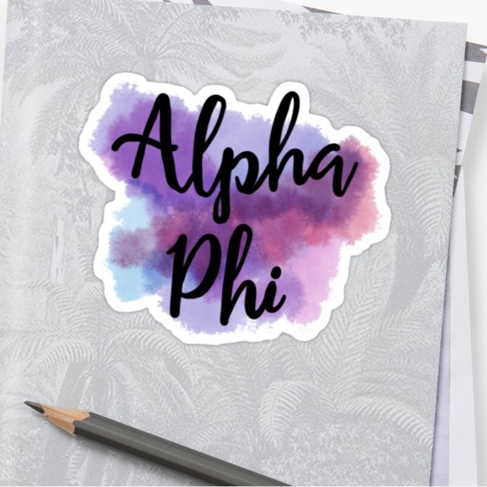 Alpha Phi sticker